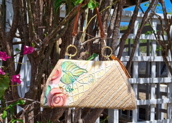 Teri Monique's Olivia Structured Purse back.