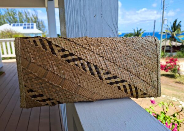 Yasmin Straw Clutch Back by Teri Monique